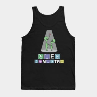 Cool Funny Couple Alien Chemistry Periodic Table Gift Tank Top